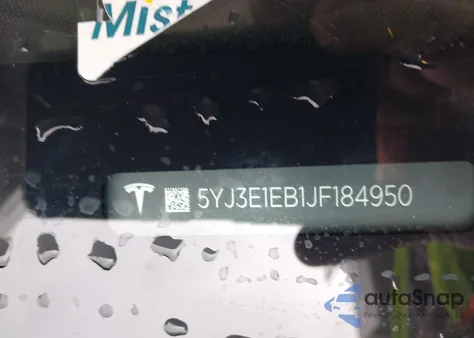 2018 Tesla Model 3 Long Range/Performance from USA, damaged, VIN 5YJ3E1EB1JF184950
